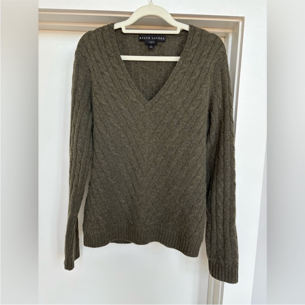 Ralph Lauren Women's Olive Sweater